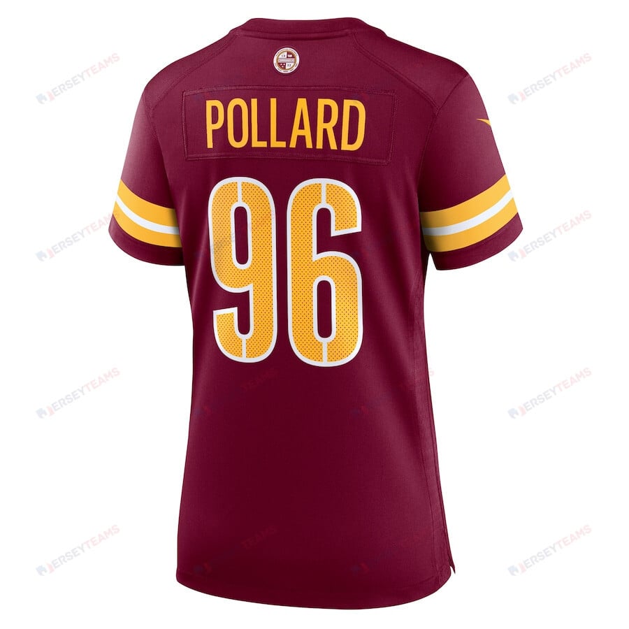 Norell Pollard 96 Washington Commanders Women's Game Jersey - Burgundy