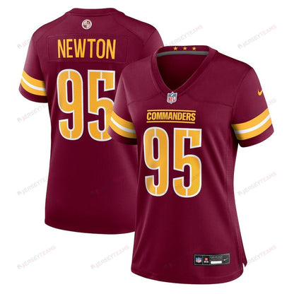 Jer'Zhan Newton 95 Washington Commanders Women's Game Jersey - Burgundy