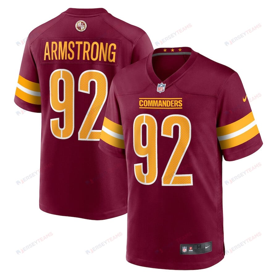 Dorance Armstrong 92 Washington Commanders Game Men Jersey - Burgundy