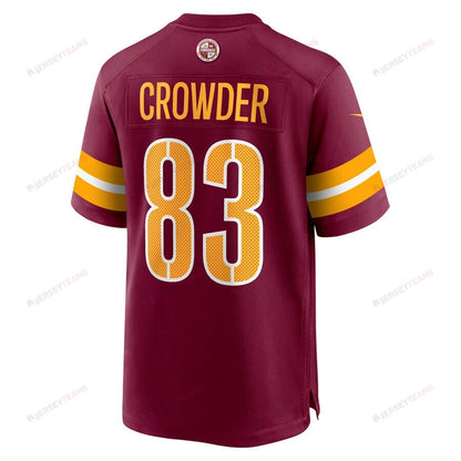 Jamison Crowder 83 Washington Commanders Game Men Jersey - Burgundy
