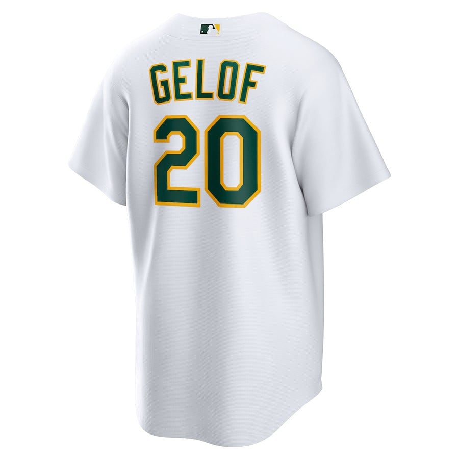 Zack Gelof 20 Oakland Athletics Home Men Jersey - White