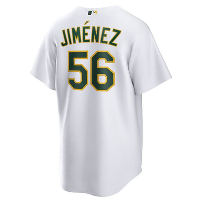 Dany Jiménez 56 Oakland Athletics Home Men Jersey - White