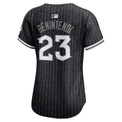 Andrew Benintendi 23 Chicago White Sox Women's 2025 City Connect Limited Jersey - Black