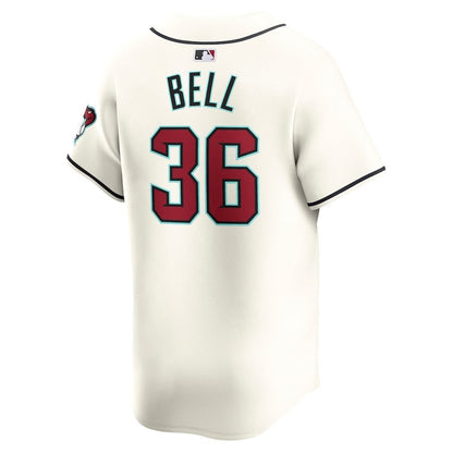 Josh Bell 32 Arizona Diamondbacks Home Limited Player Men Jersey - White