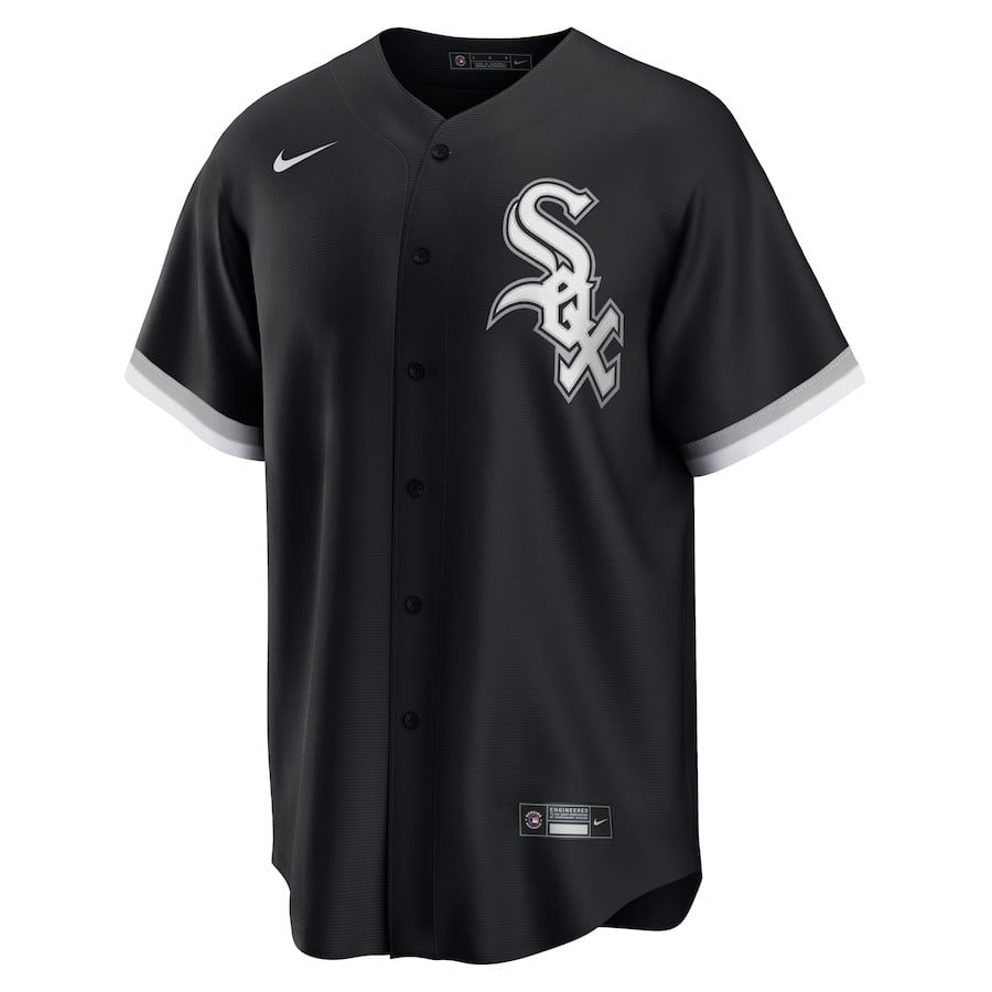 Yoan Moncada 10 Chicago White Sox Alternate Player Men Jersey - Black