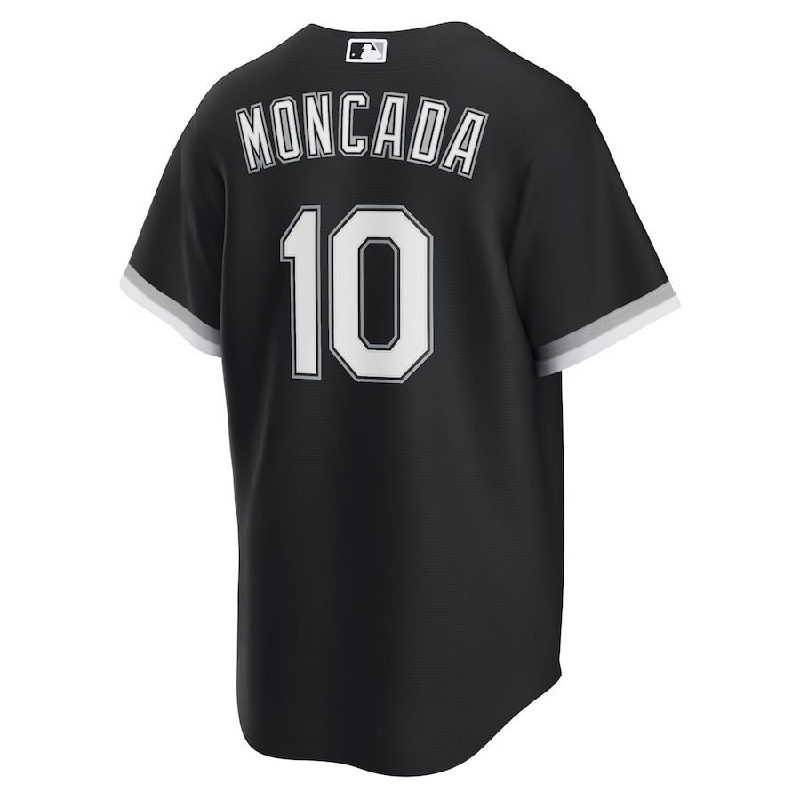 Yoan Moncada 10 Chicago White Sox Alternate Player Men Jersey - Black