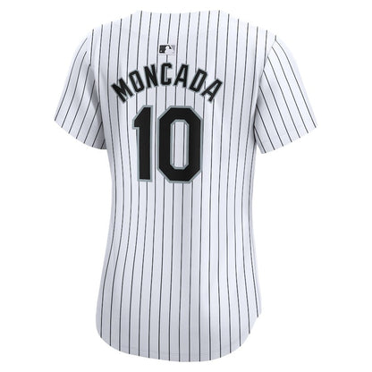 Yoan Moncada 10 Chicago White Sox Home Limited Player Women Jersey - White