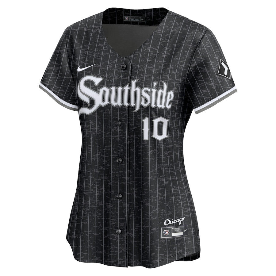 Yoan Moncada 10 Chicago White Sox City Connect Limited Player Women Jersey - Black