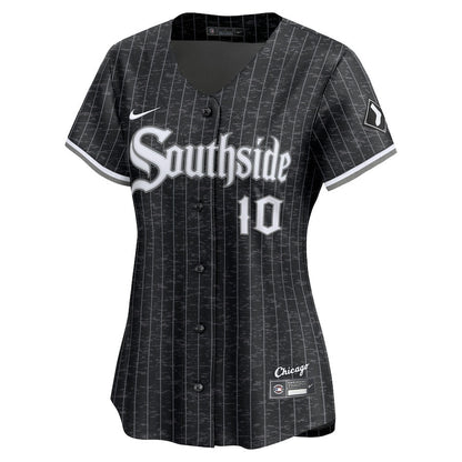 Yoan Moncada 10 Chicago White Sox City Connect Limited Player Women Jersey - Black
