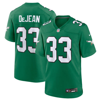 Cooper DeJean 33 Philadelphia Eagles Alternate Game Men Jersey - Kelly Green