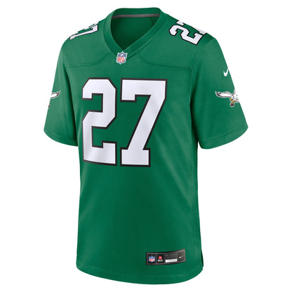 Quinyon Mitchell 27 Philadelphia Eagles Alternate Game Men Jersey - Kelly Green