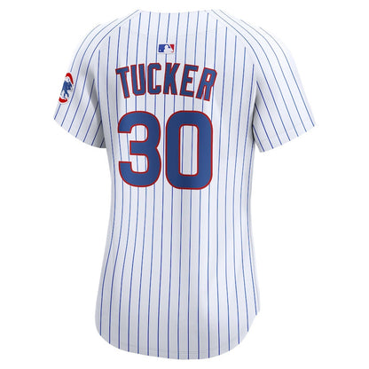 Kyle Tucker 30 Chicago Cubs Women's Home Limited Player Jersey - White