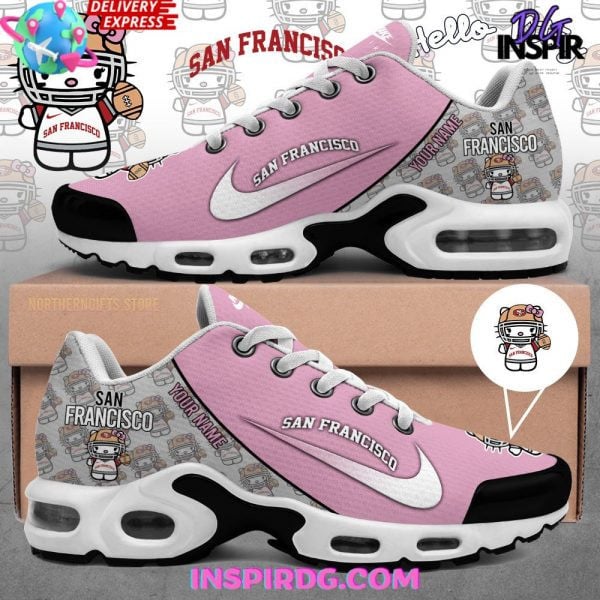 San Francisco 49ers x Hello Kitty TN Shoes Sneakers For Men And Women