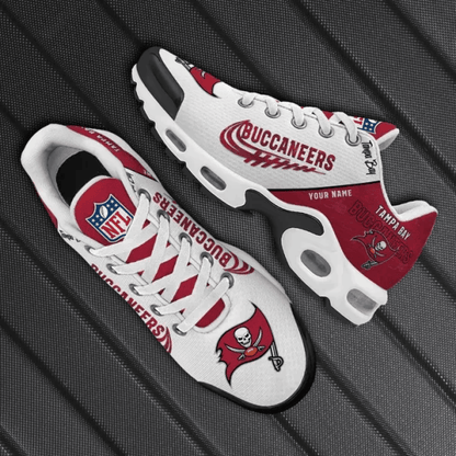 Tampa Bay Buccaneers Custom Name TN Shoes Sneakers For Men And Women - Red