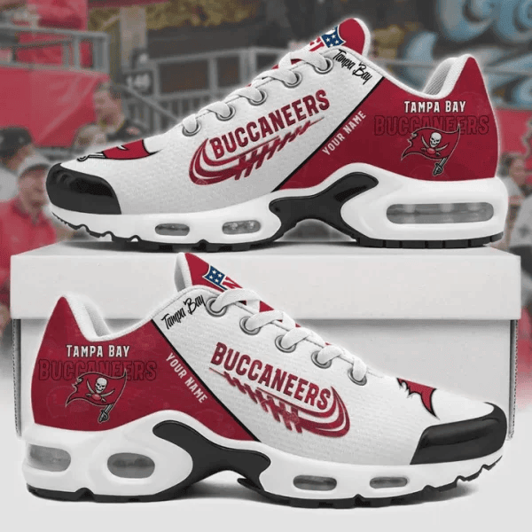 Tampa Bay Buccaneers Custom Name TN Shoes Sneakers For Men And Women - Red