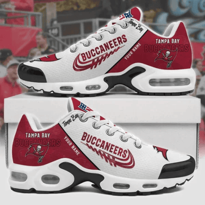Tampa Bay Buccaneers Custom Name TN Shoes Sneakers For Men And Women - Red