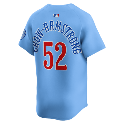 Pete Crow-Armstrong 52 Chicago Cubs Limited Alternate 2 Men Jersey - Baby Blue
