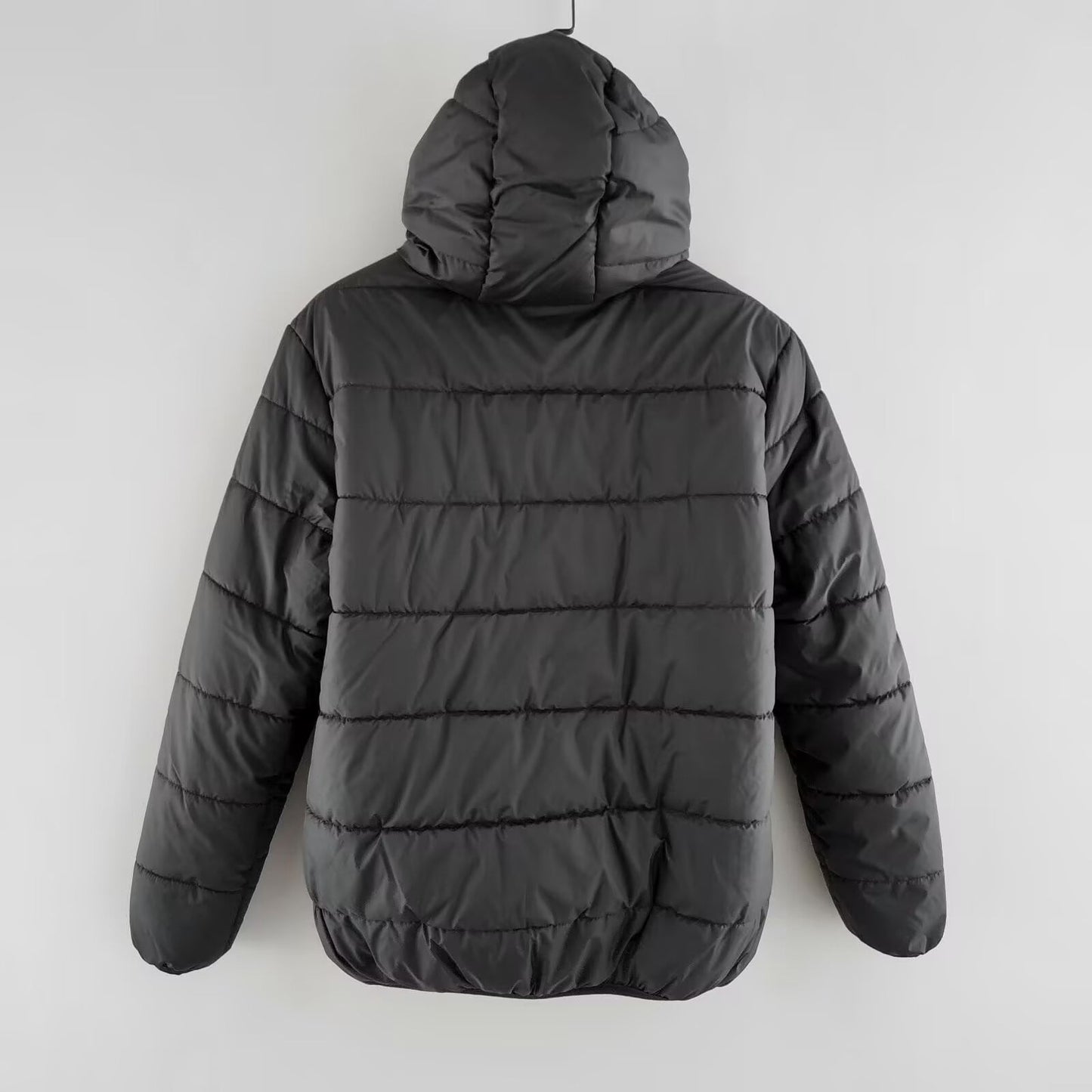 Washington Commanders Super Bowl LIX Patch Hooded Puffer Jacket - Black