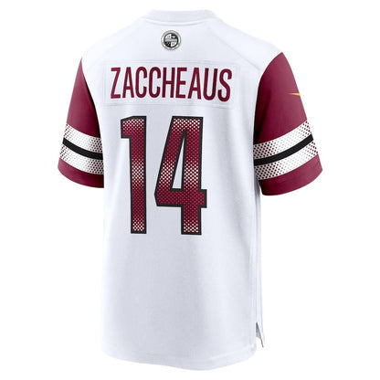 Olamide Zaccheaus 14 Washington Commanders Game Men Jersey - White