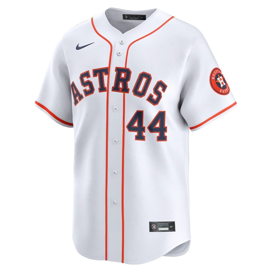 Yordan Alvarez 44 Houston Astros Home Limited Player Men Jersey - White