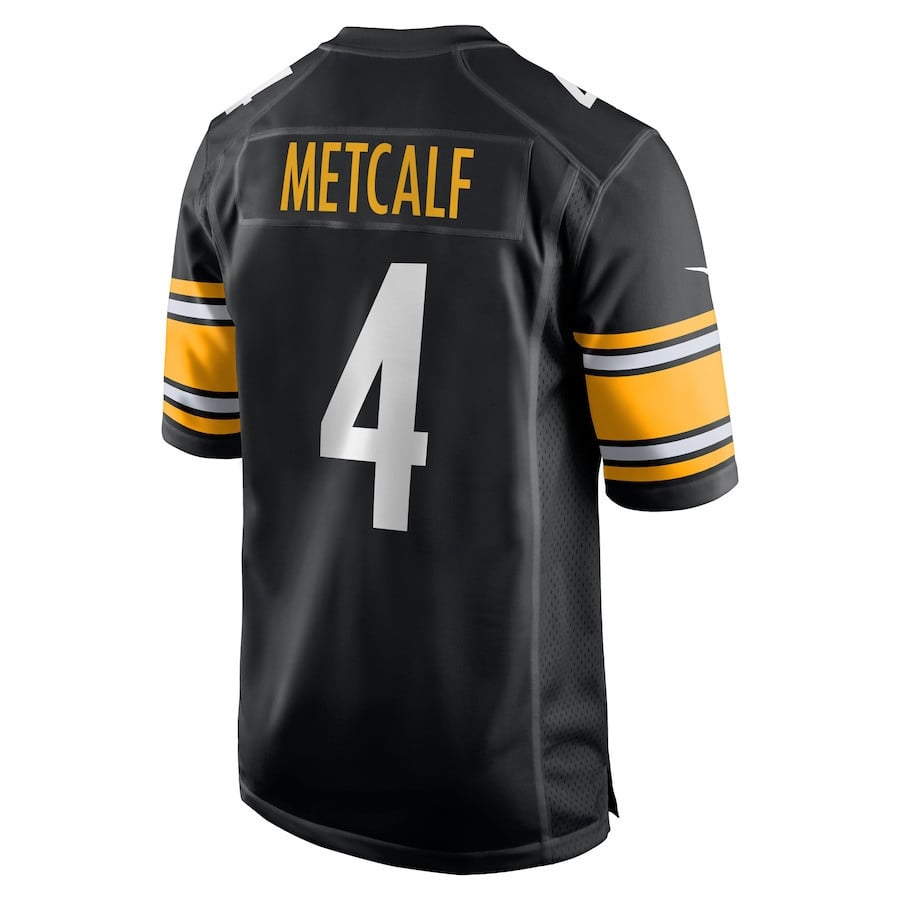 DK Metcalf 4 Pittsburgh Steelers Game Player Men Jersey - Black