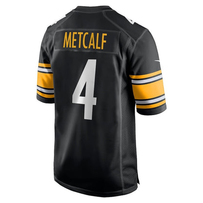 DK Metcalf 4 Pittsburgh Steelers Game Player Men Jersey - Black