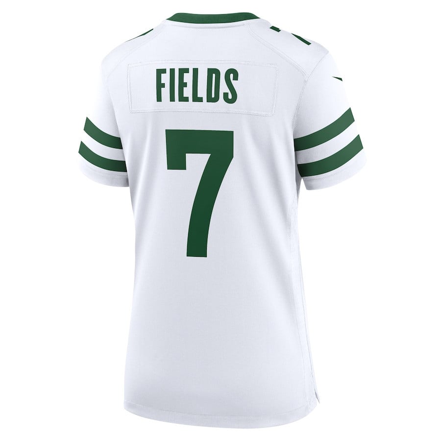 Justin Fields 7 New York Jets Game Player Women Jersey - Legacy White