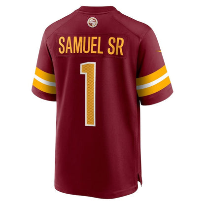 Deebo Samuel Sr 1 Washington Commanders Game Player Men Jersey - Burgundy