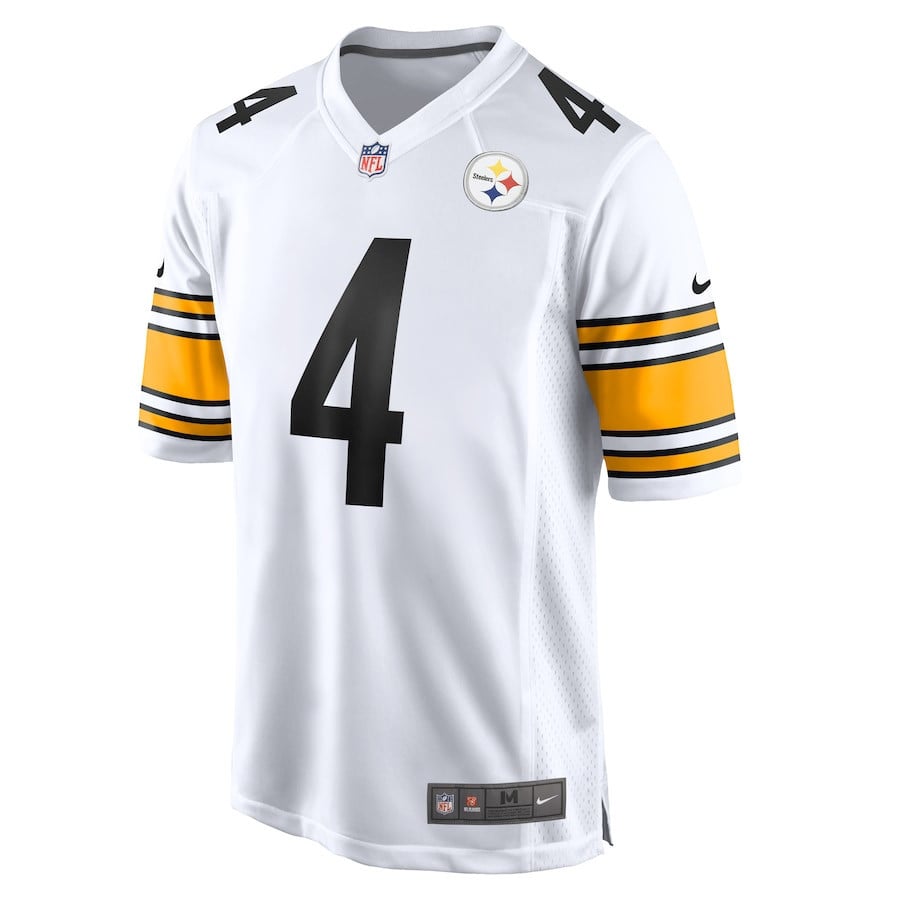DK Metcalf 4 Pittsburgh Steelers Game Player Men Jersey - White