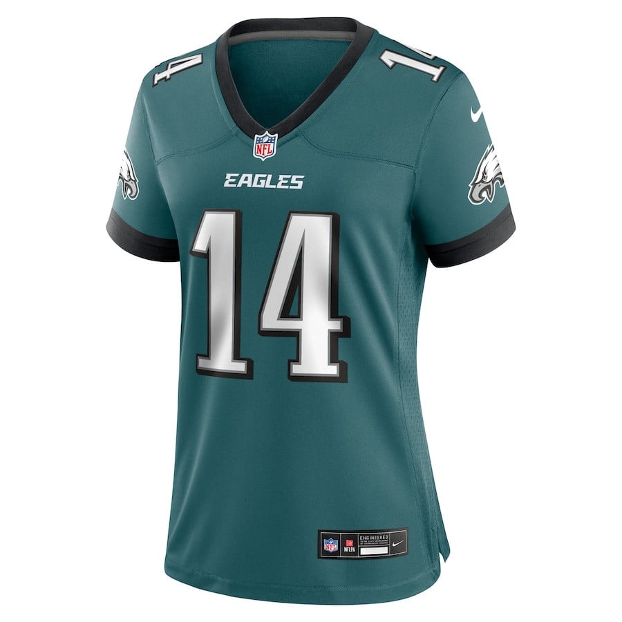 Dorian Thompson-Robinson 14 Philadelphia Eagles Women's Team Game Jersey - Midnight Green