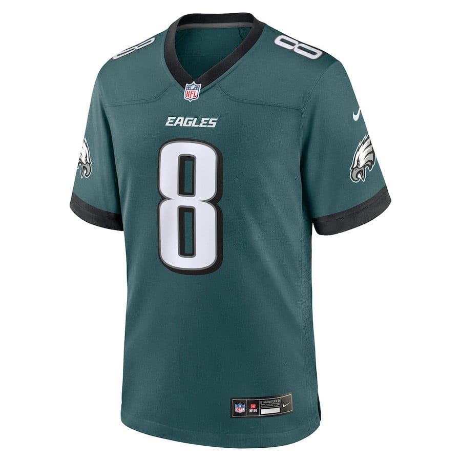 Adoree' Jackson 8 Philadelphia Eagles Team Game Men Jersey - Midnight Green