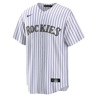 Jacob Stallings 25 Colorado Rockies Home Men Jersey - White