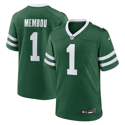 Armand Membou 1 New York Jets 2025 Draft First Round Pick Game Jersey - Legacy Green
