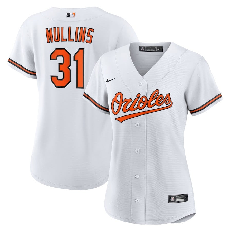 Cedric Mullins 31 Baltimore Orioles Women's Home Jersey - White