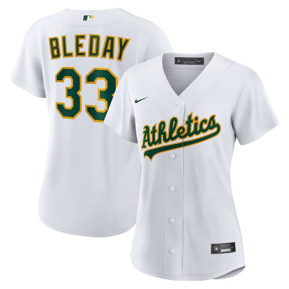 JJ Bleday 33 Athletics Women's Home Jersey - White