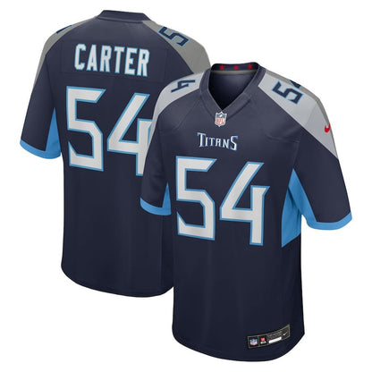Lorenzo Carter 54 Tennessee Titans Team Game Men Jersey - Navy