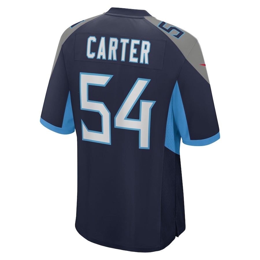 Lorenzo Carter 54 Tennessee Titans Team Game Men Jersey - Navy