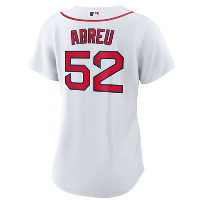 Wilyer Abreu 52 Boston Red Sox Women's Home Jersey - White