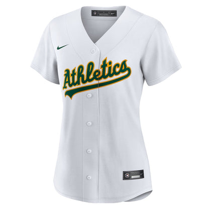 Shea Langeliers 23 Athletics Women's Home Jersey - White