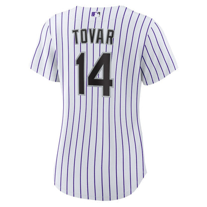 Ezequiel Tovar 14 Colorado Rockies Home Women Jersey - White