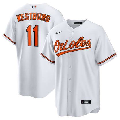 Jordan Westburg 11 Baltimore Orioles Home Men Jersey - White