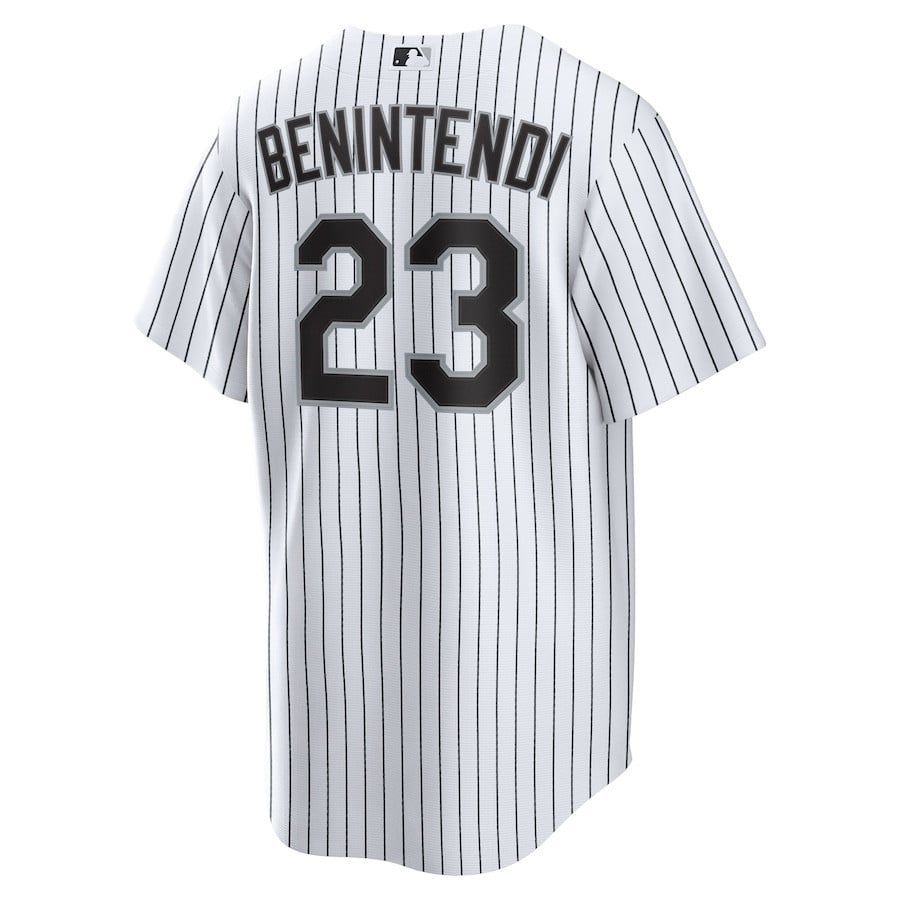 Andrew Benintendi 23 Chicago White Sox Home Player Men Jersey - White/Black