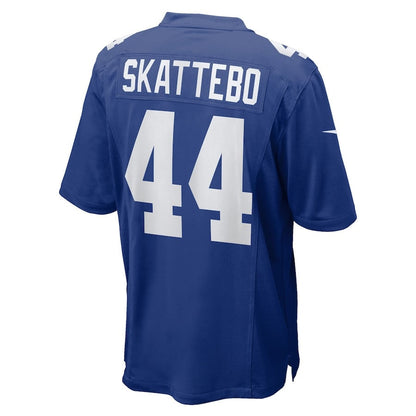 Cam Skattebo 44 New York Giants Team Game Player Men Jersey - Royal