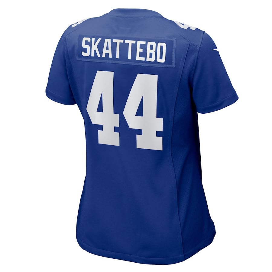Cam Skattebo 44 New York Giants Women's Team Game Player Jersey - Royal