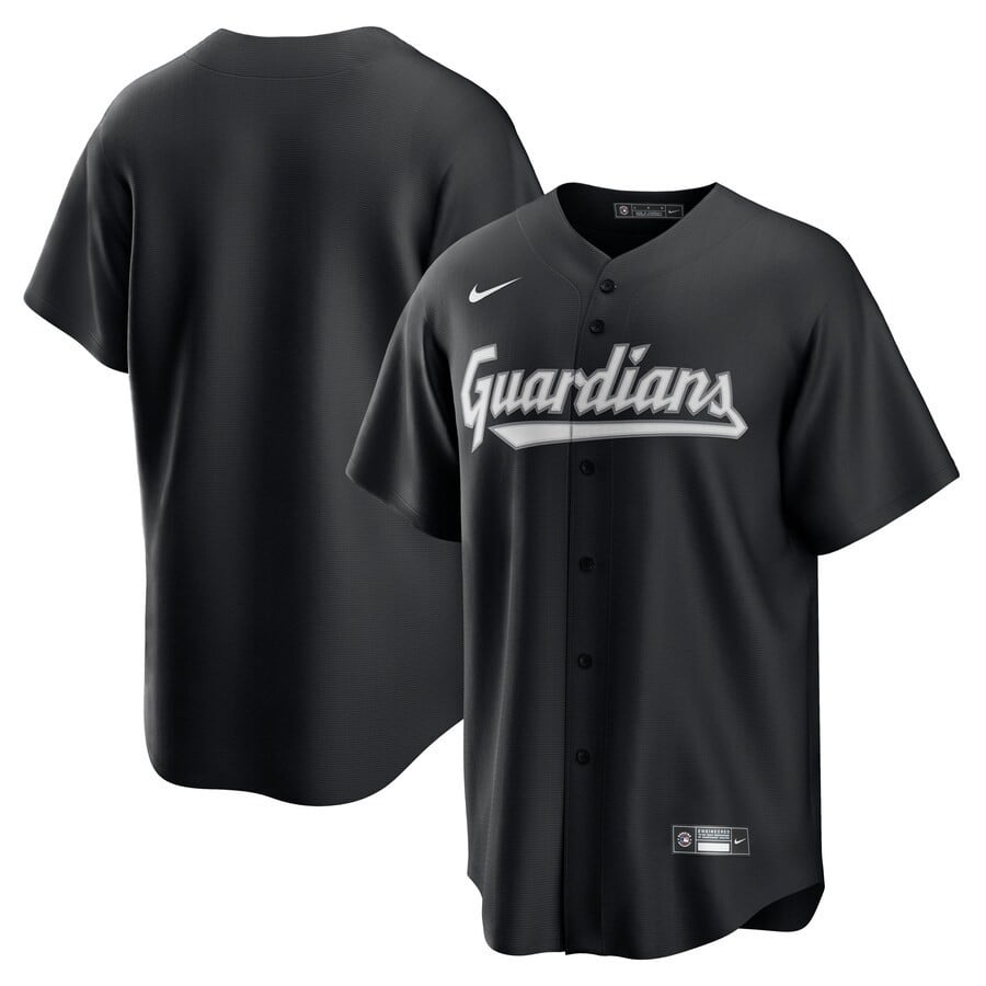 Cleveland Guardians Lights Out Men Jersey - Black