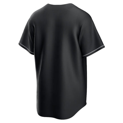 Atlanta Braves Lights Out Men Jersey - Black