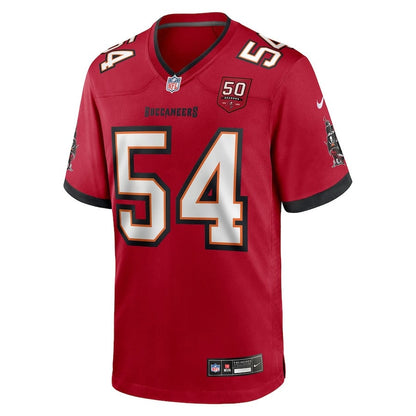 Lavonte David 54 Tampa Bay Buccaneers 50th Anniversary Game Men Jersey - Red