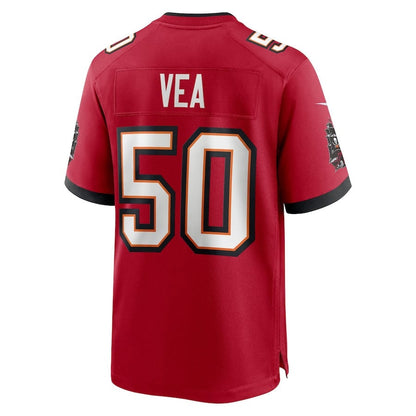 Vita Vea 50 Tampa Bay Buccaneers 50th Anniversary Game Men Jersey - Red