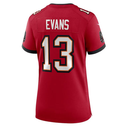 Mike Evans 13 Tampa Bay Buccaneers Women's 50th Anniversary Game Jersey - Red