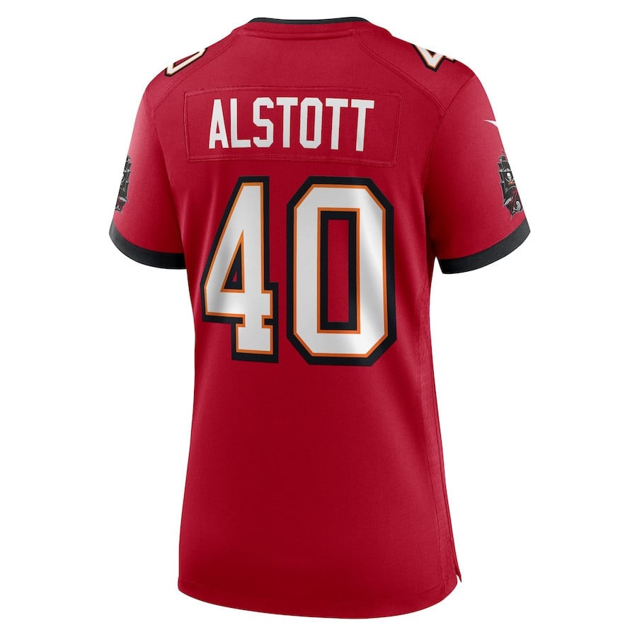 Mike Alstott 40 Tampa Bay Buccaneers Women's 50th Anniversary Game Jersey - Red